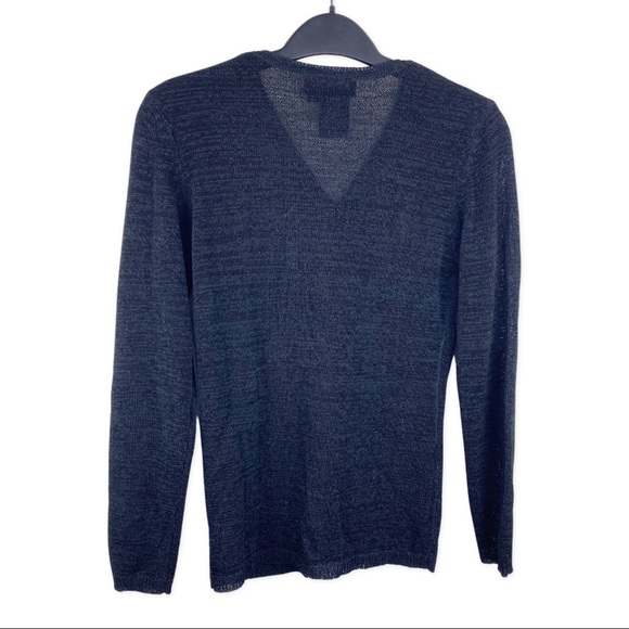 🔥4 for $24 🔥 vintage black cardigan S - Picture 4 of 5
